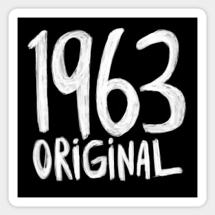 1963 Original, born in 1963, Birth Year 1963 Sticker